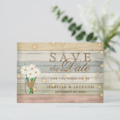 Avondvuurvlinder Save the Date-ontwerp Date (Staand voorkant)