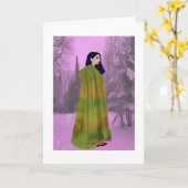 Avondwandeling  LeeMarie's creatieve ontwerp Kaart (Gele Bloem)