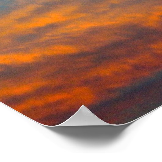 Avondwolken in het poster van Utah (Hoek)