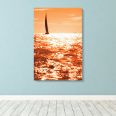 AVONDZEIL 16x24 Canvas Afdruk (Insitu (Houten vloer))