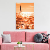 AVONDZEIL 16x24 Canvas Afdruk (Insitu (Woonkamer))