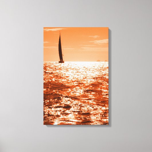 AVONDZEIL 16x24 Canvas Afdruk (Voorkant)