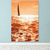 AVONDZEIL 32x48 Canvas Afdruk (Insitu (Houten vloer))