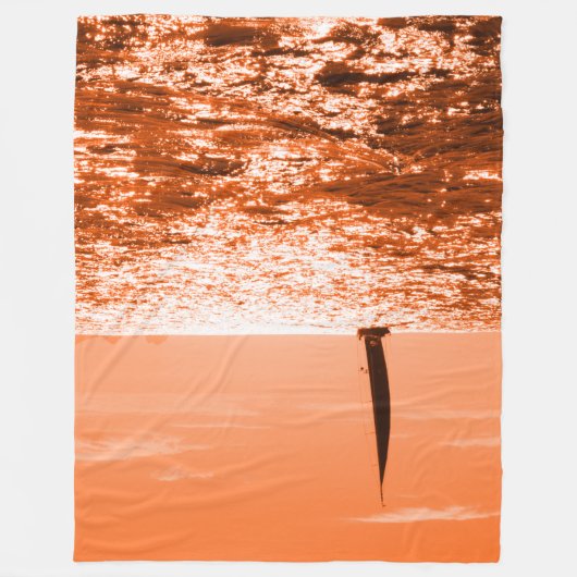 AVONDZEILEN FLEECE DEKEN (Voorkant)