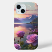 Avondzonsondergang paarse roze gradatie Avondlucht Case-Mate iPhone Case (Achterkant)