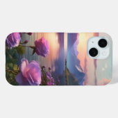 Avondzonsondergang paarse roze gradatie Avondlucht Case-Mate iPhone Case (Achterkant (horizontaal))