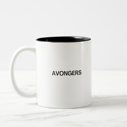 Avongers Tweekleurige Koffiemok (Links)