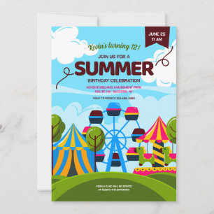 Avontureland pretpark uitnodiging