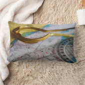 Avonturen beleven en bestemming zoeken op kompas. kussen (Deken)