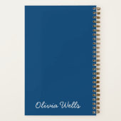 "Avonturen" Blue Travel Journal Notitieboek (Achterkant)