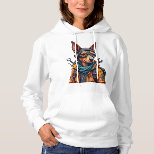 Avonturen Hond Hoodie (Voorkant)