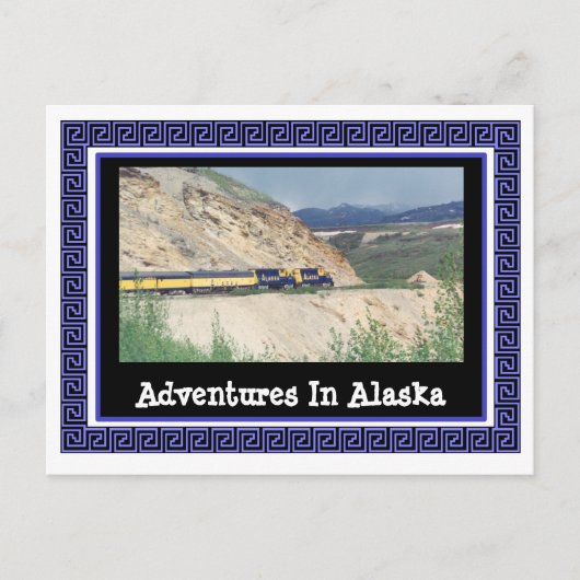 Avonturen in Alaska Briefkaart (Voorkant)