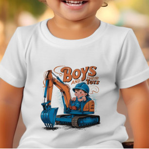 Avonturen in de Digger: Jongens Bouwplezier Kinder Shirts