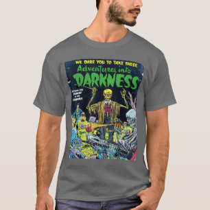 Avonturen in de duisternis Vintage Horror Thriller T-shirt