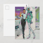 Avonturen in een 25e-eeuws winkelcentrum briefkaart (Voorkant / Achterkant)