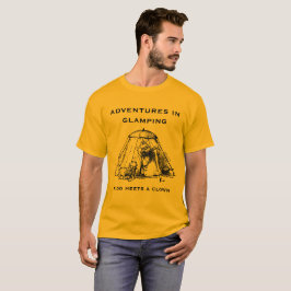 avonturen in Glamping.  Gold Edition. T-shirt