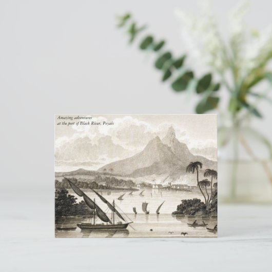 avonturen in het briefkaart Poyais (Staand voorkant)