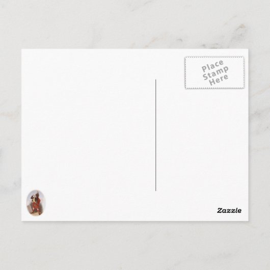 avonturen in het briefkaart Poyais (Achterkant)