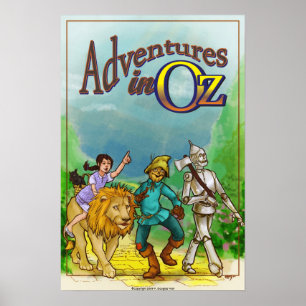 avonturen in Oz - het Poster van de Tovenaar
