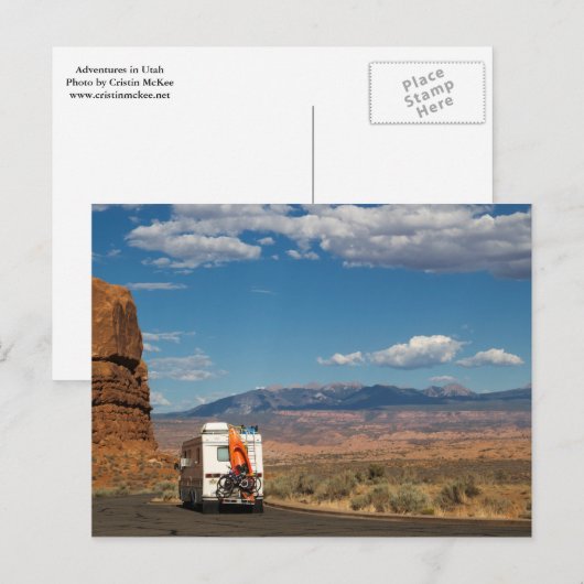 avonturen in Utah Briefkaart (Voorkant / Achterkant)