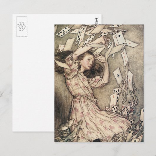 avonturen in Wonderland door Rackham Briefkaart (Voorkant / Achterkant)
