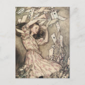  avonturen in Wonderland door Rackham Briefkaart (Voorkant)