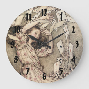  avonturen in Wonderland door Rackham Grote Klok
