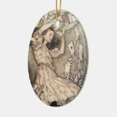 avonturen in Wonderland door Rackham Keramisch Ornament (Links)