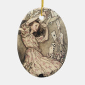 avonturen in Wonderland door Rackham Keramisch Ornament (Voorkant)