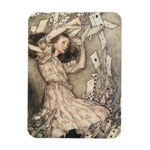 avonturen in Wonderland door Rackham Magneet