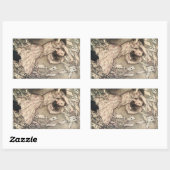  avonturen in Wonderland door Rackham Rechthoekige Sticker (Vel)