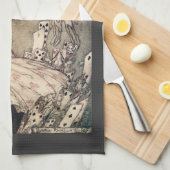 avonturen in Wonderland door Rackham Theedoek (Quarter Fold)