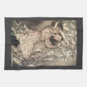 avonturen in Wonderland door Rackham Theedoek (Horizontaal)