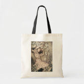  avonturen in Wonderland door Rackham Tote Bag (Voorkant)