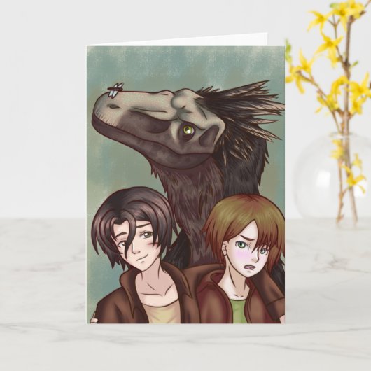 avonturen met een Dinosaur Kaart (Gele Bloem)