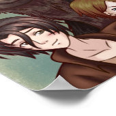 avonturen met een Dinosaur Poster (Hoek)