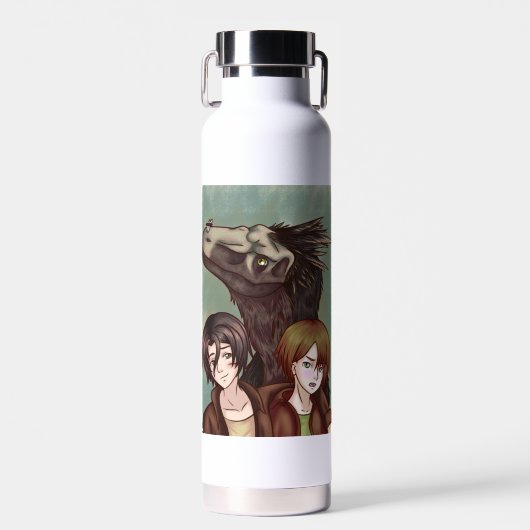avonturen met een Dinosaur Waterfles (Voorkant)