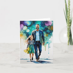 "Avonturen met papa" - Een blije Vaderdag Kaart