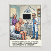 Avonturen op de Eerste Hulp Cartoon Briefkaart (Voorkant)