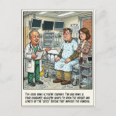 Avonturen op de Eerste Hulp Cartoon Briefkaart (Voorkant)