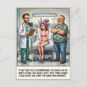 Avonturen op de Eerste Hulp Cartoon Briefkaart (Voorkant)