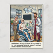 Avonturen op de Eerste Hulp Cartoon Briefkaart (Voorkant)
