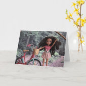 Avonturen op mijn fiets. kaart (Gele Bloem)
