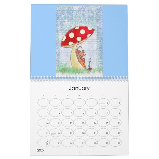 avonturen van Carefree Tuck Kalender (Jan 2027)