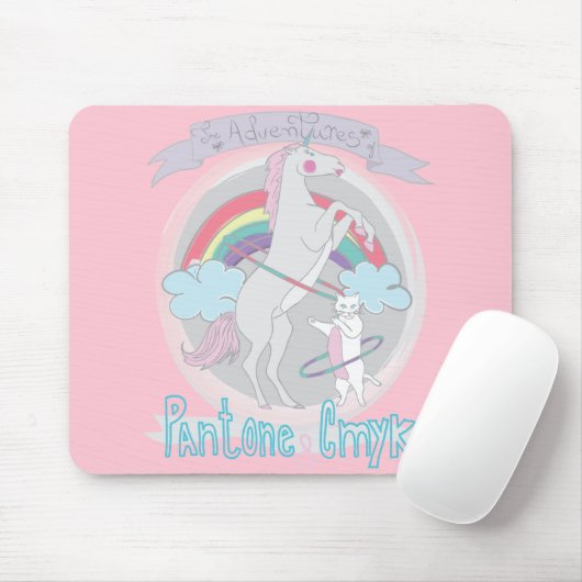 avonturen van Cmyk Muismat (Met muis)