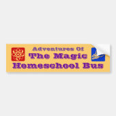 avonturen van het decal van de Magic Homeschool Bu Bumpersticker (Voorkant)