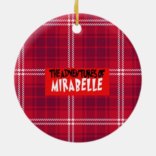 avonturen van Mirabelle Feayz18-versiering Keramisch Ornament (Achterkant)