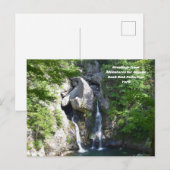 avonturen voor iedereen Bash Bish Herfsten, NY bri Briefkaart (Voorkant / Achterkant)