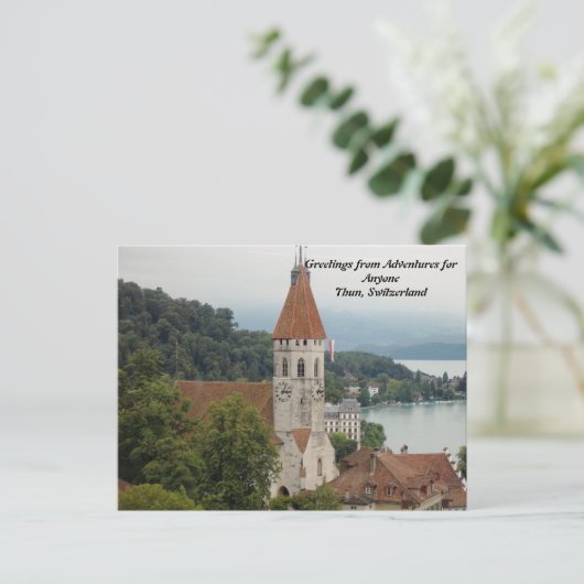 avonturen voor iedereen Briefkaart Thun, Zwitserla (Staand voorkant)