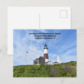avonturen voor iedereen Briefkaart van Montauk Lig (Voorkant / Achterkant)